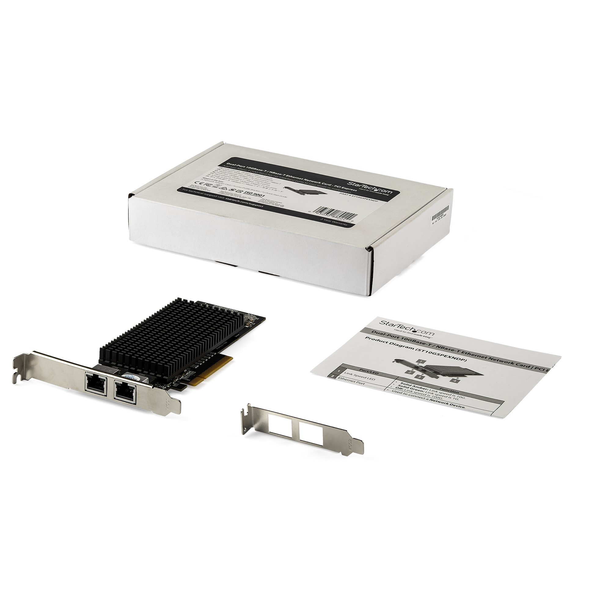 StarTech.com Dual Port 10G PCIe Network Adapter Card - Tehuti TN4010 10GBASE-T & NBASE-T PCI Express Network Interface Adapter 10/5/2.5/1GbE Multi Gigabit Ether – image 6