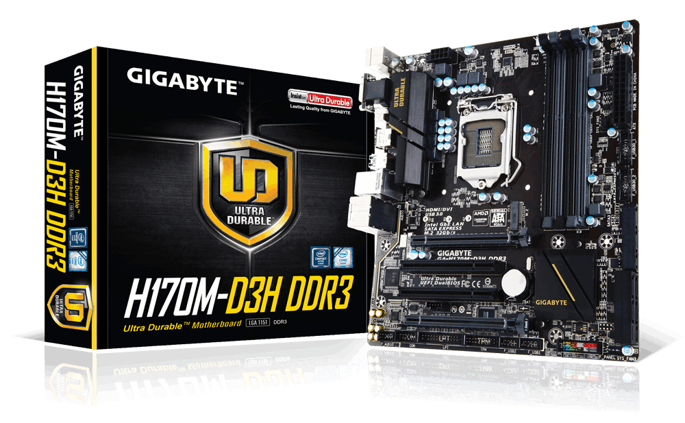 GIGABYTE GA-H170-D3H DDR3