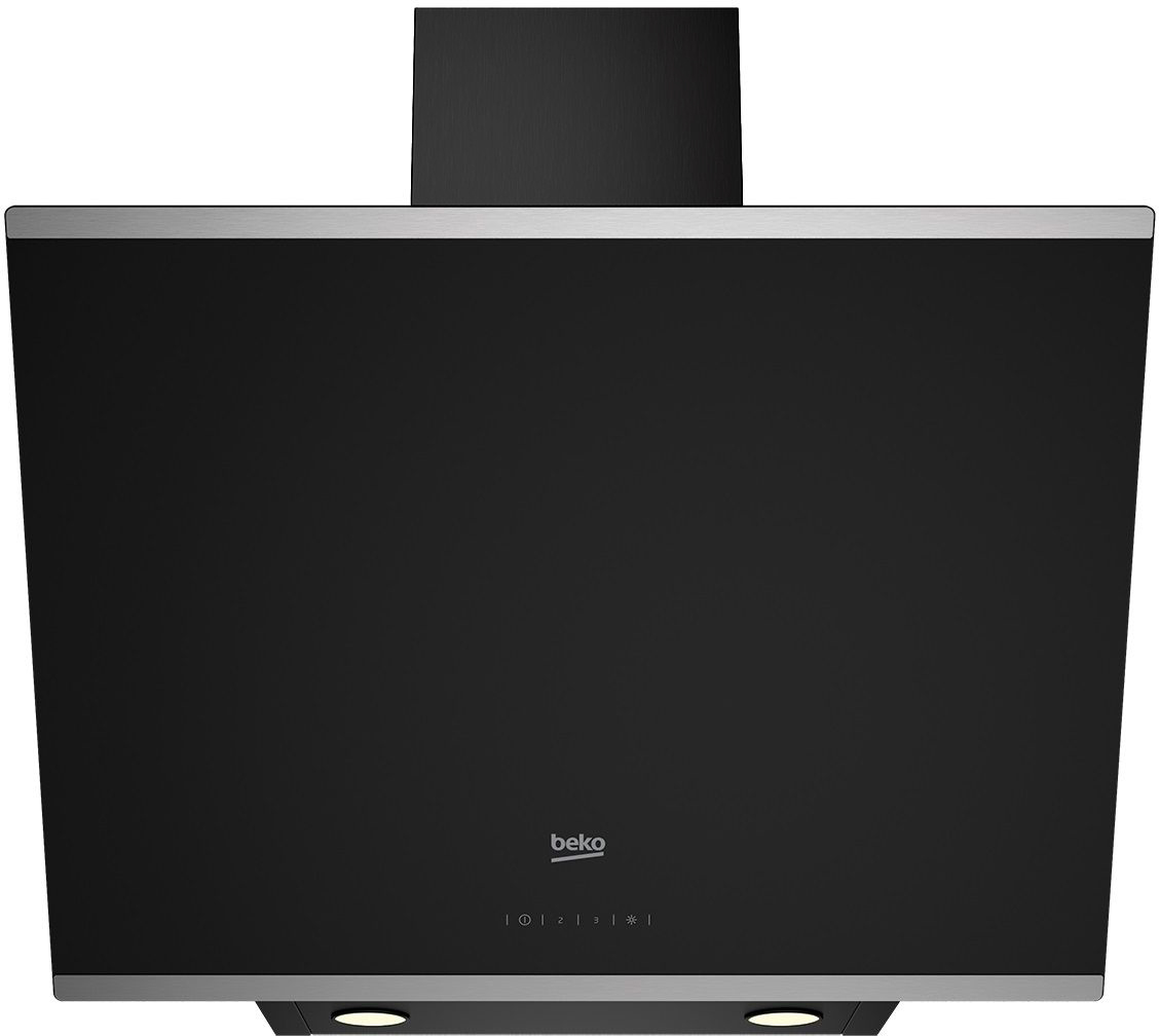 Beko HCA63641BH cooker hood Wall-mounted Black 632 m³/h