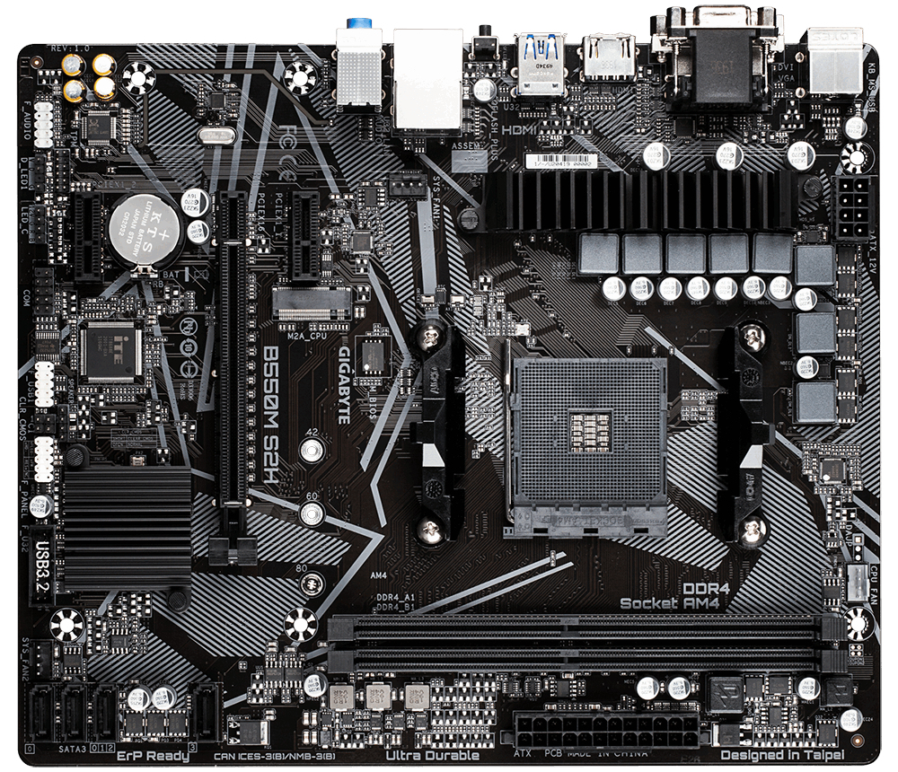 GIGABYTE B550M S2H (rev. 1.0) – image 2