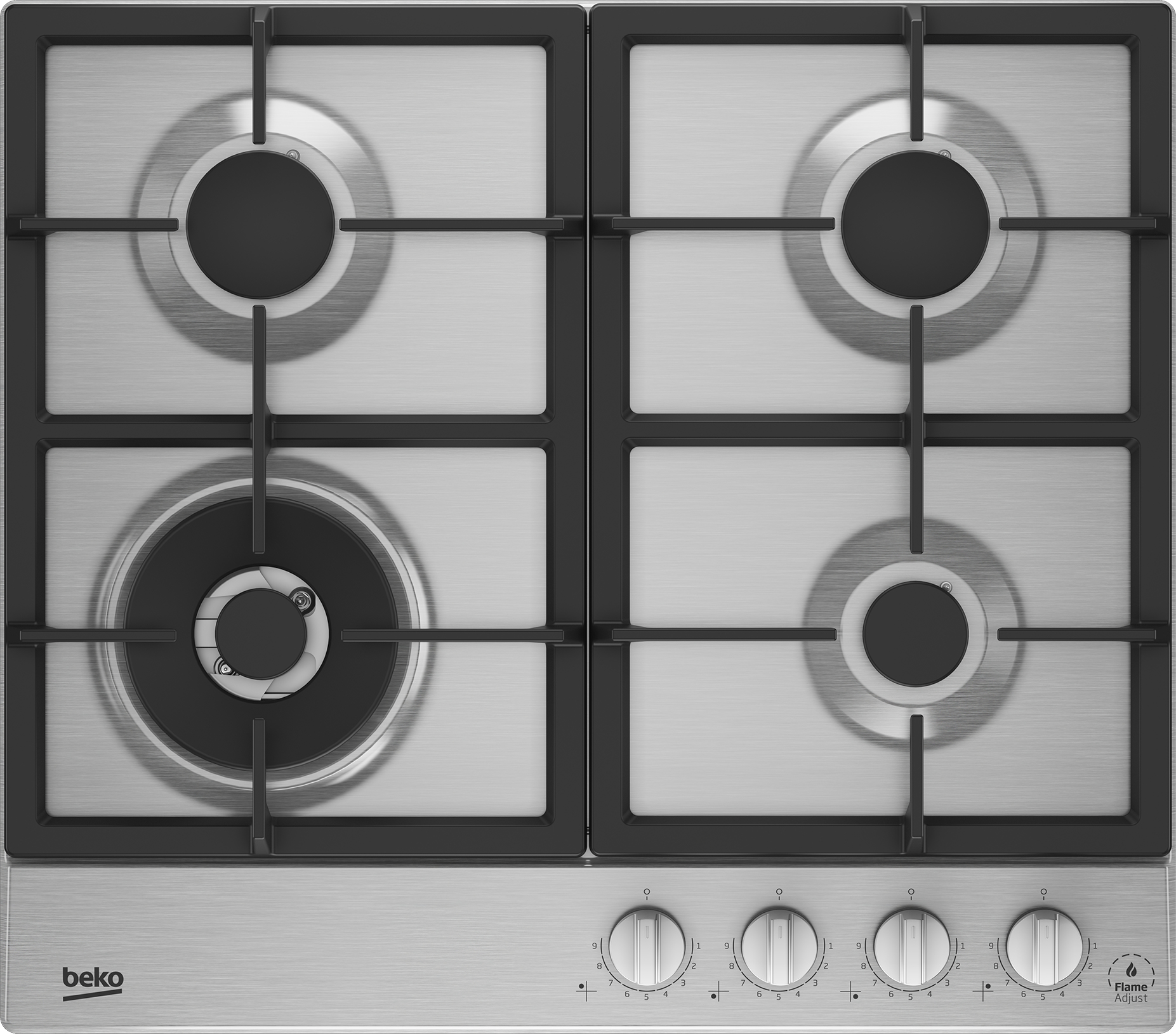Beko HIAW64325SX — vue 1 sur 3