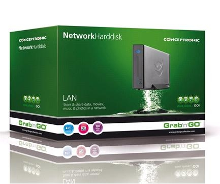 Conceptronic 640GB Network (LAN) HDD – image 5