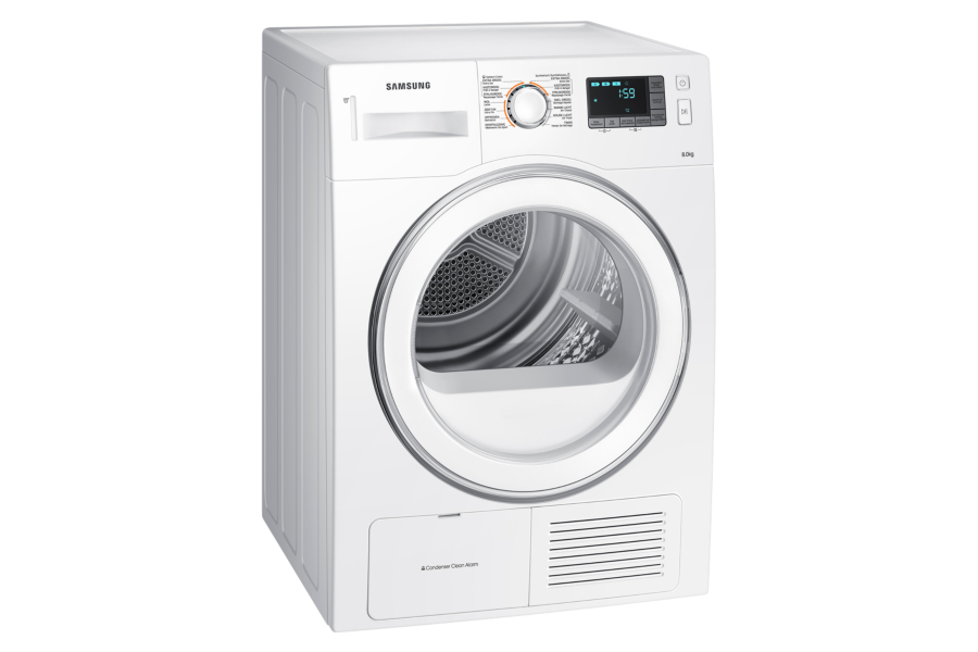 Samsung DV80H4100CW tumble dryer Freestanding Front-load White – image 3