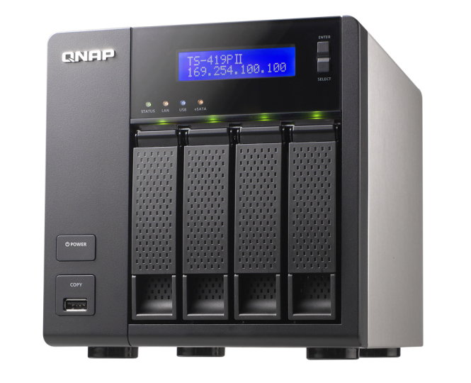 QNAP TS-419P II, 2x 2 TB – image 3