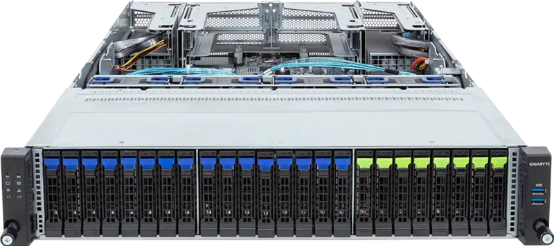 GIGABYTE R283-S92-AAJ3 Intel C741 LGA 4677 (Socket E) Rack (2U) Black, Steel – image 2
