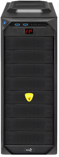 Aerocool EN52124 computer case Midi Tower Black – image 1