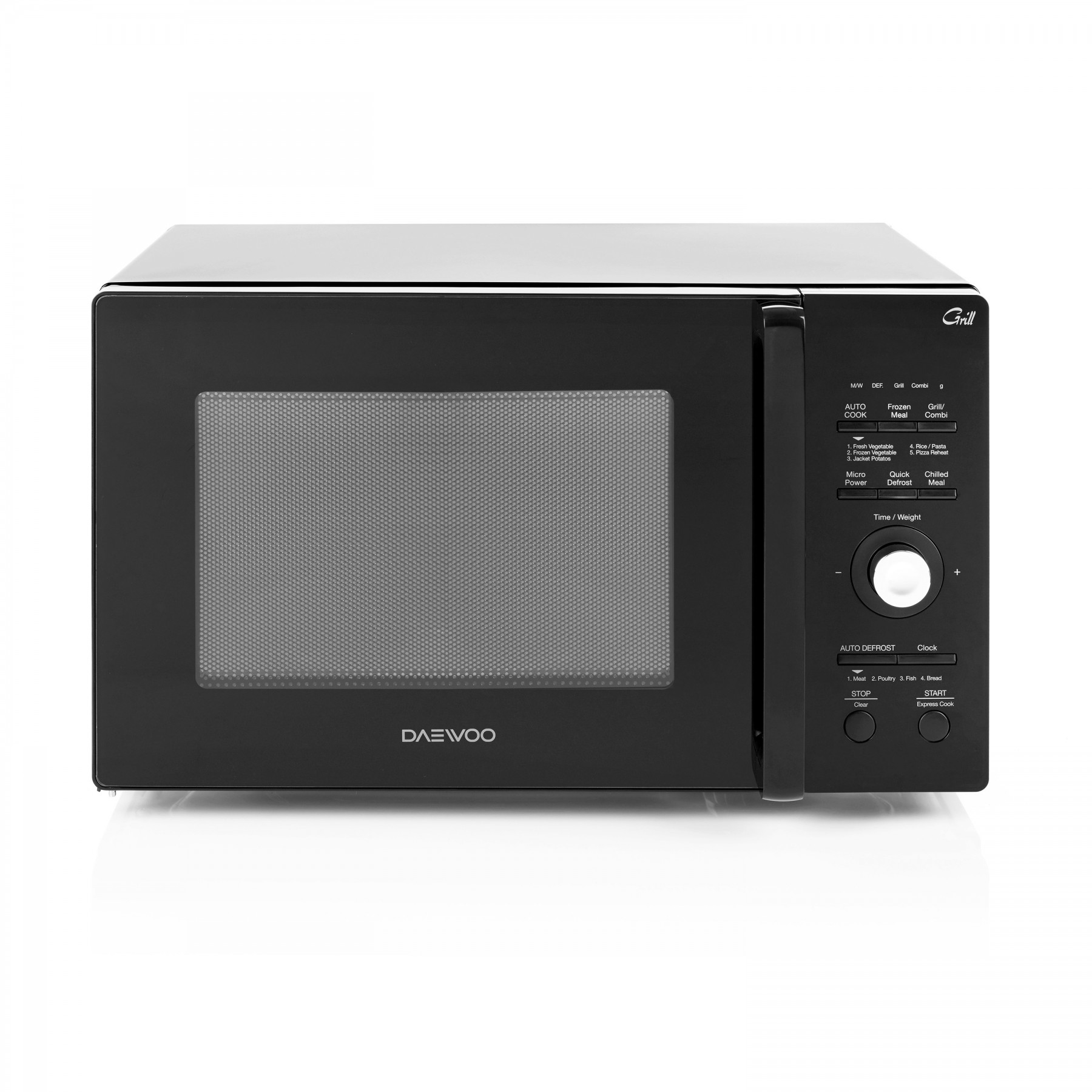 Daewoo KOR-8A8R microwave Black, Grey Solo microwave Countertop