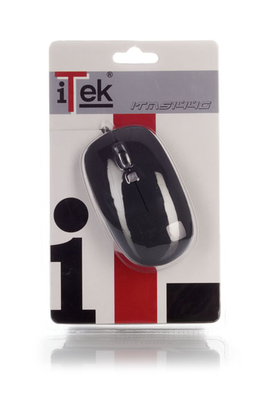 itek ITMS144G mouse Office USB Type-A Optical 800 DPI – image 2