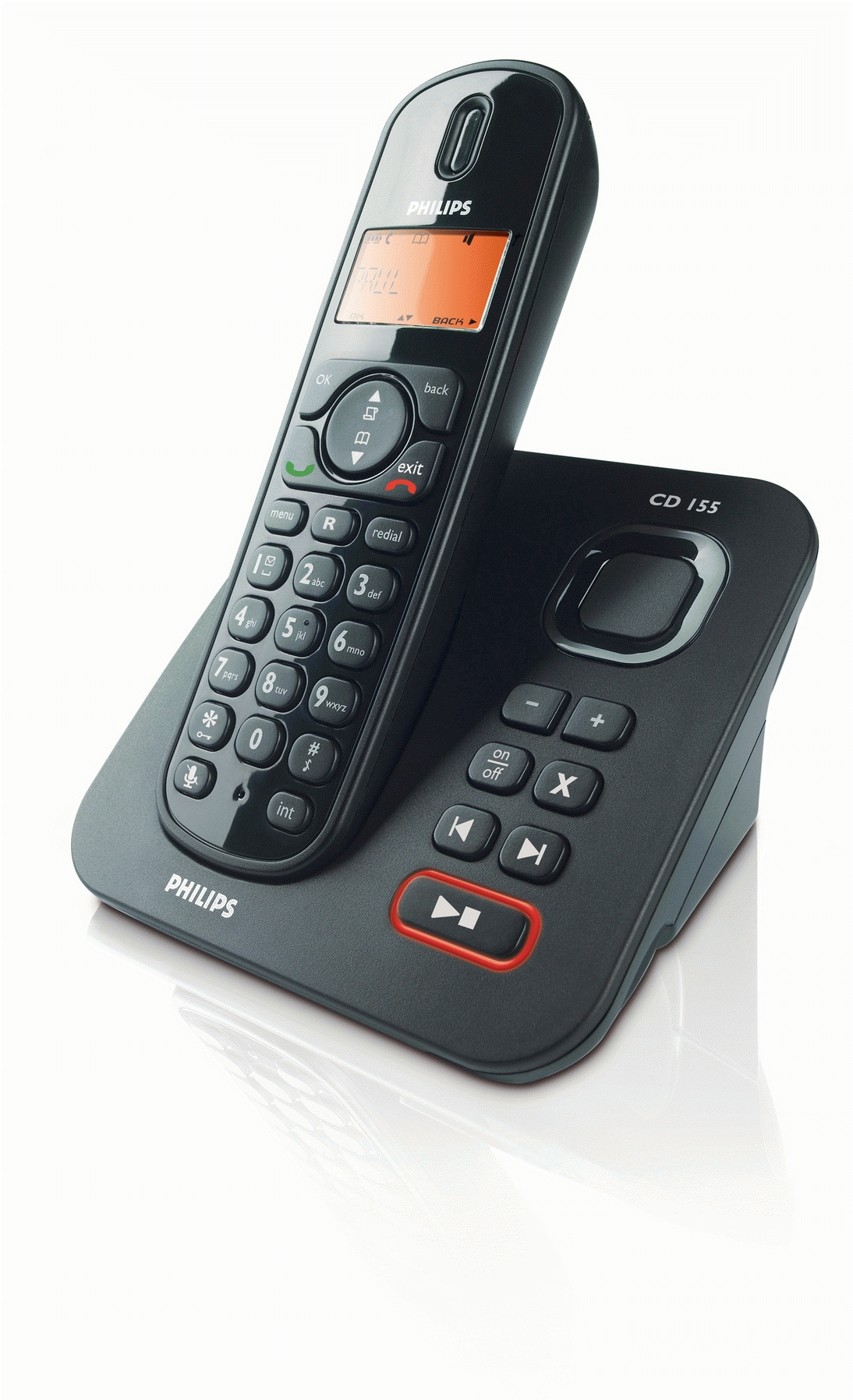 Philips Perfect sound Cordless phone with answering machine CD1551B/05