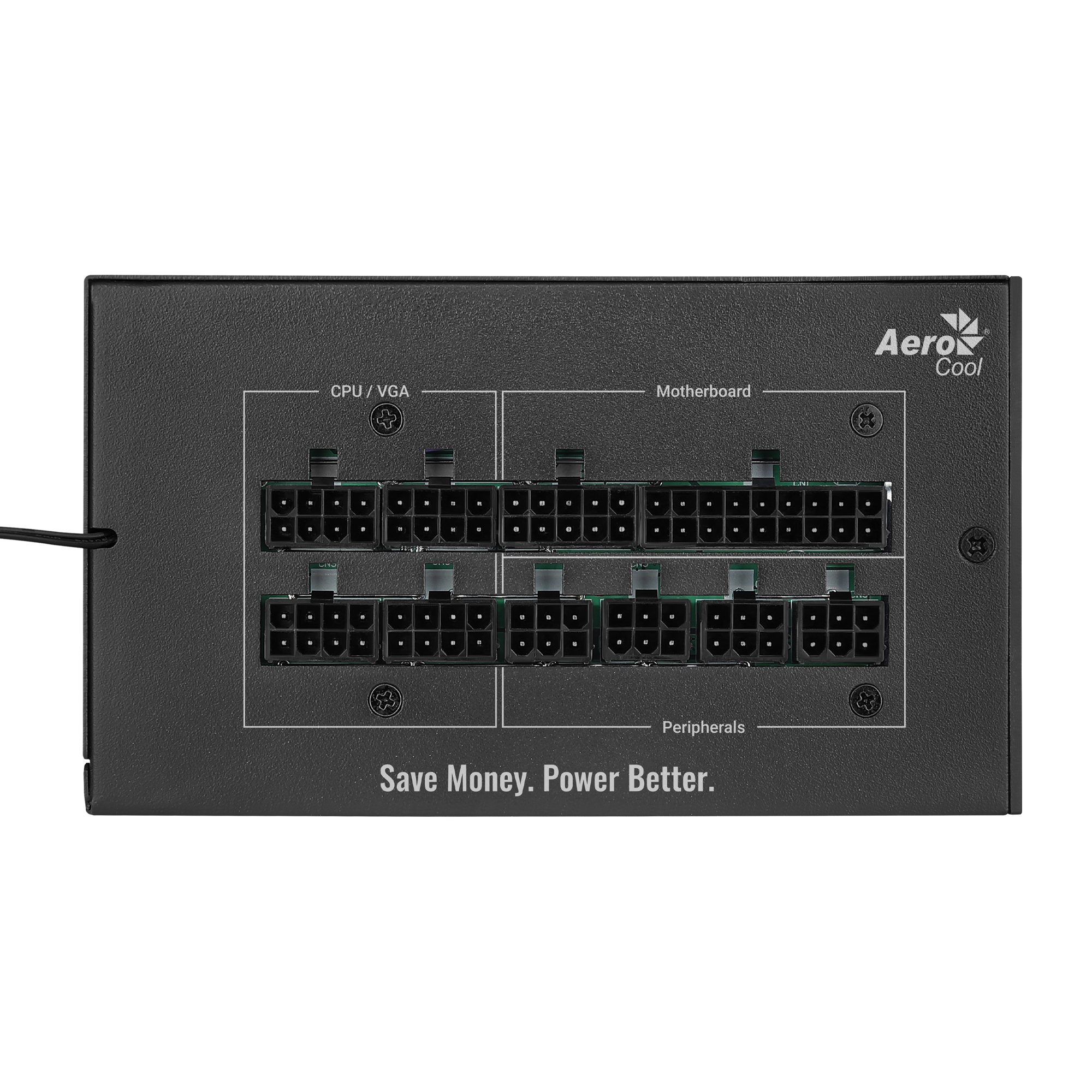 Aerocool MIRAGEGOLD 650W RGB 80 Plus Gold Modular PC Power Supply Japanese Capacitors – image 3