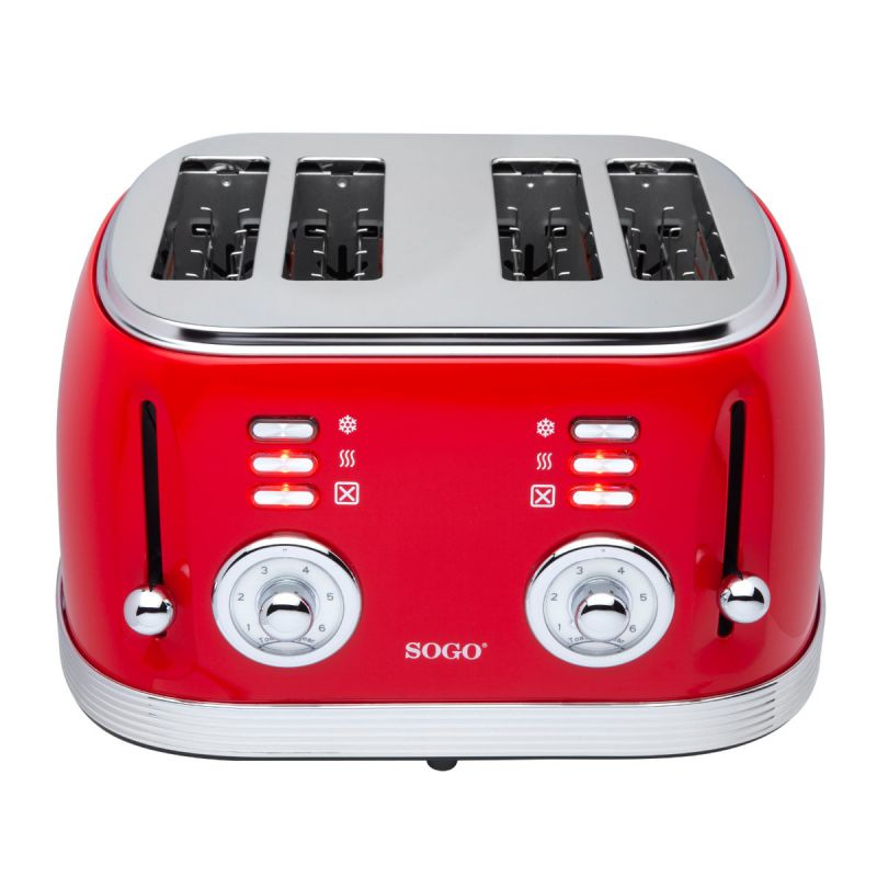 Sogo TOS-SS-5465 toaster 6 4 slice(s) Red – image 4