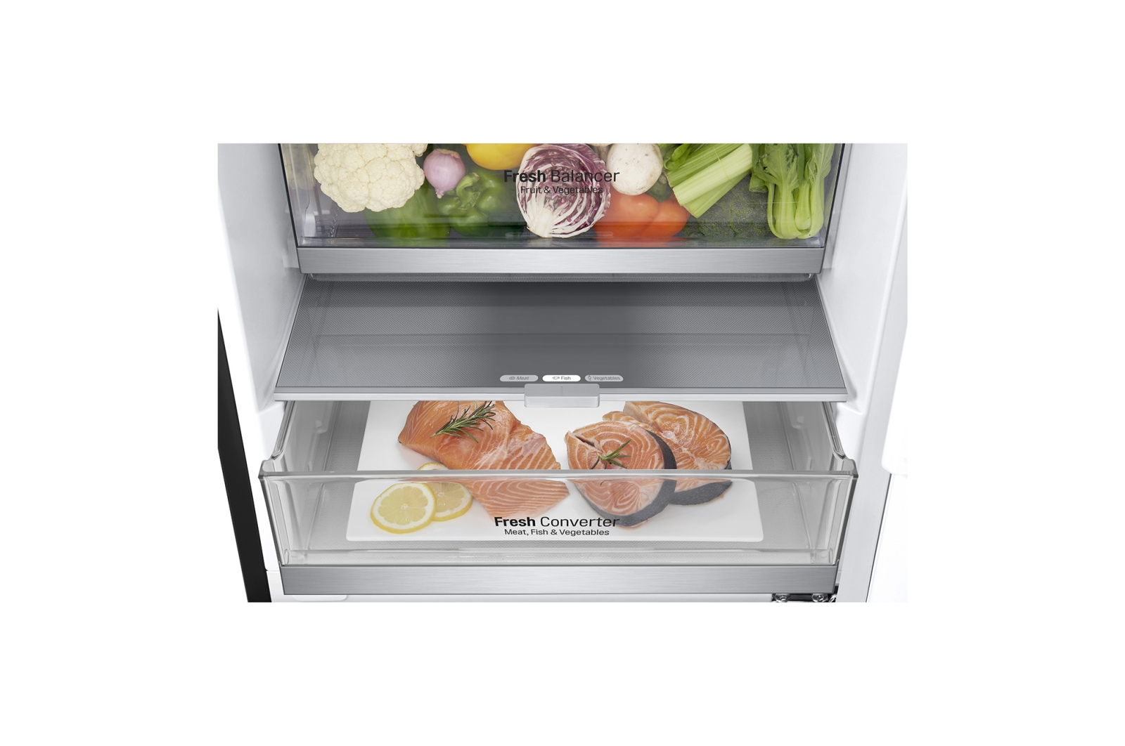 LG GBB72MCUFN fridge-freezer Freestanding – image 5