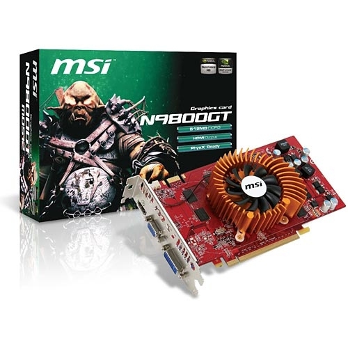 MSI N9800GT-MD1G graphics card GeForce 9800 GT – image 5