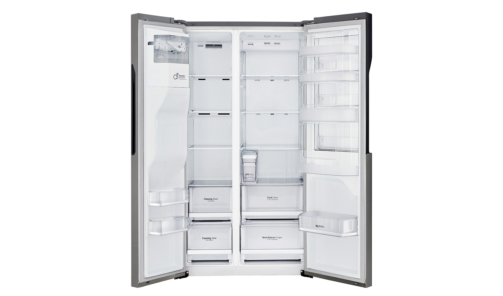 LG GSJ361DIDV side-by-side refrigerator Freestanding – image 7