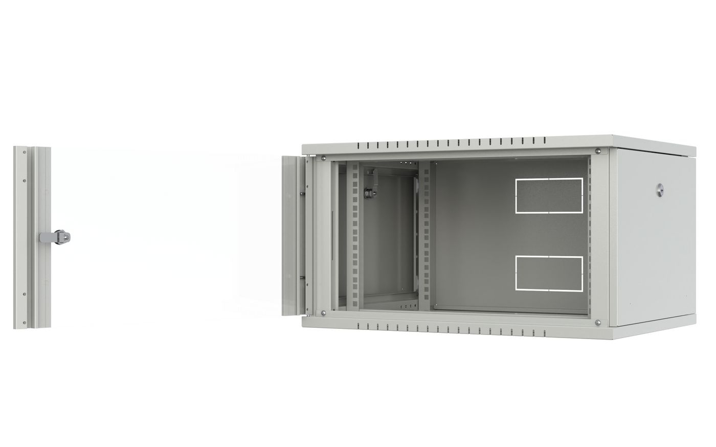 Lanview RWF07U45WH rack cabinet 7U Wall mounted rack White – image 2
