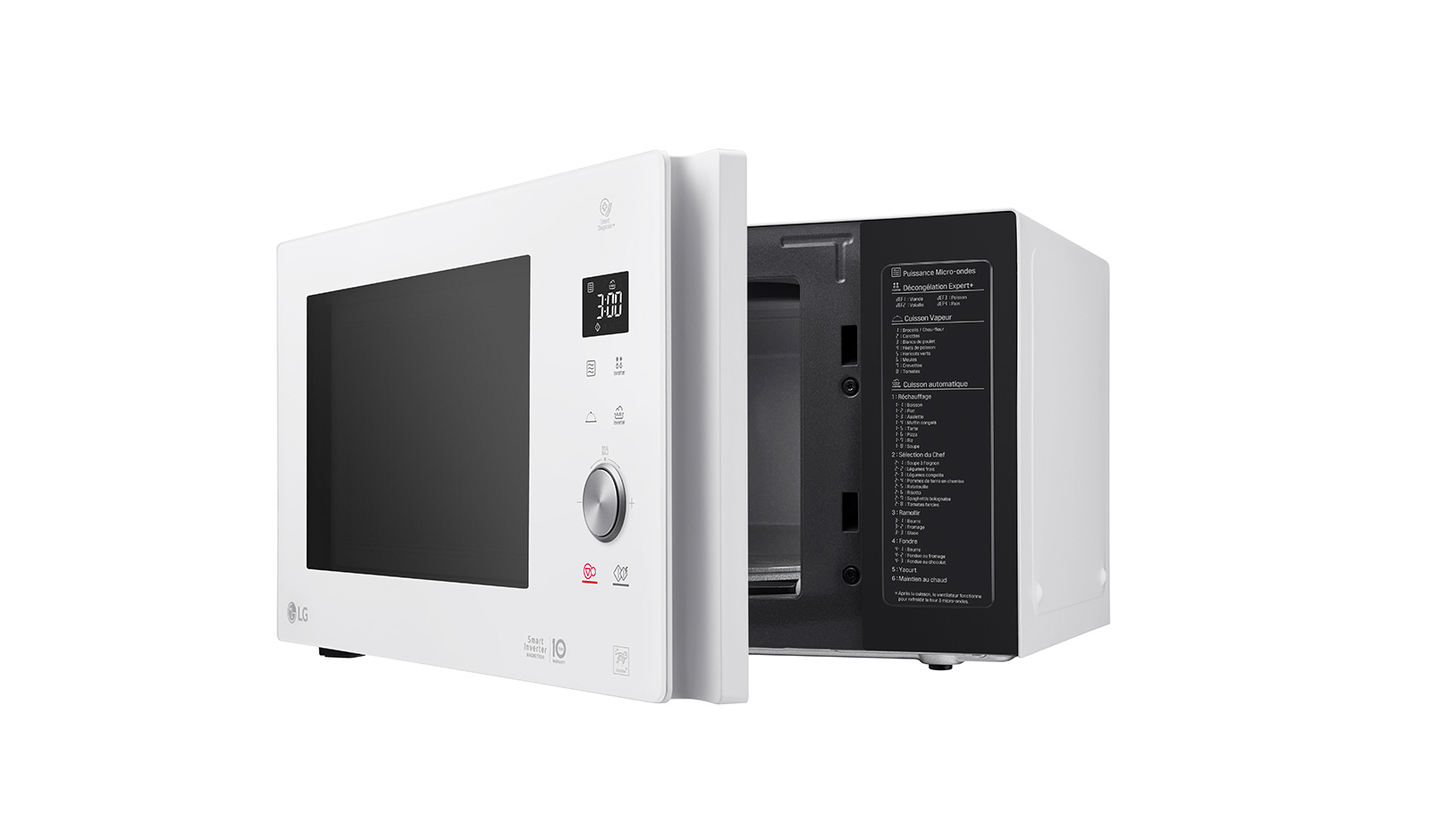 LG MS3265DDH microwave White Solo microwave Countertop – image 7