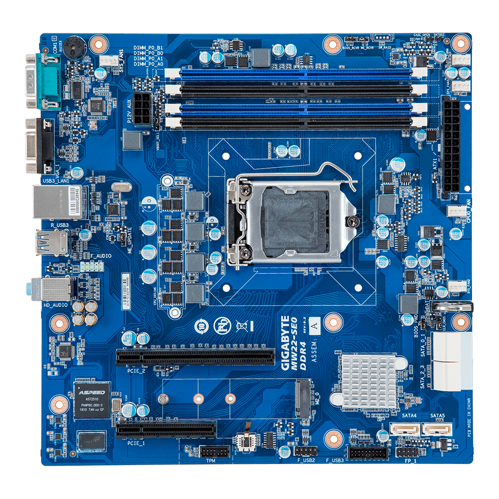 GIGABYTE MW22-SE0 Intel C242 LGA 1151 (Socket H4) micro ATX – image 4