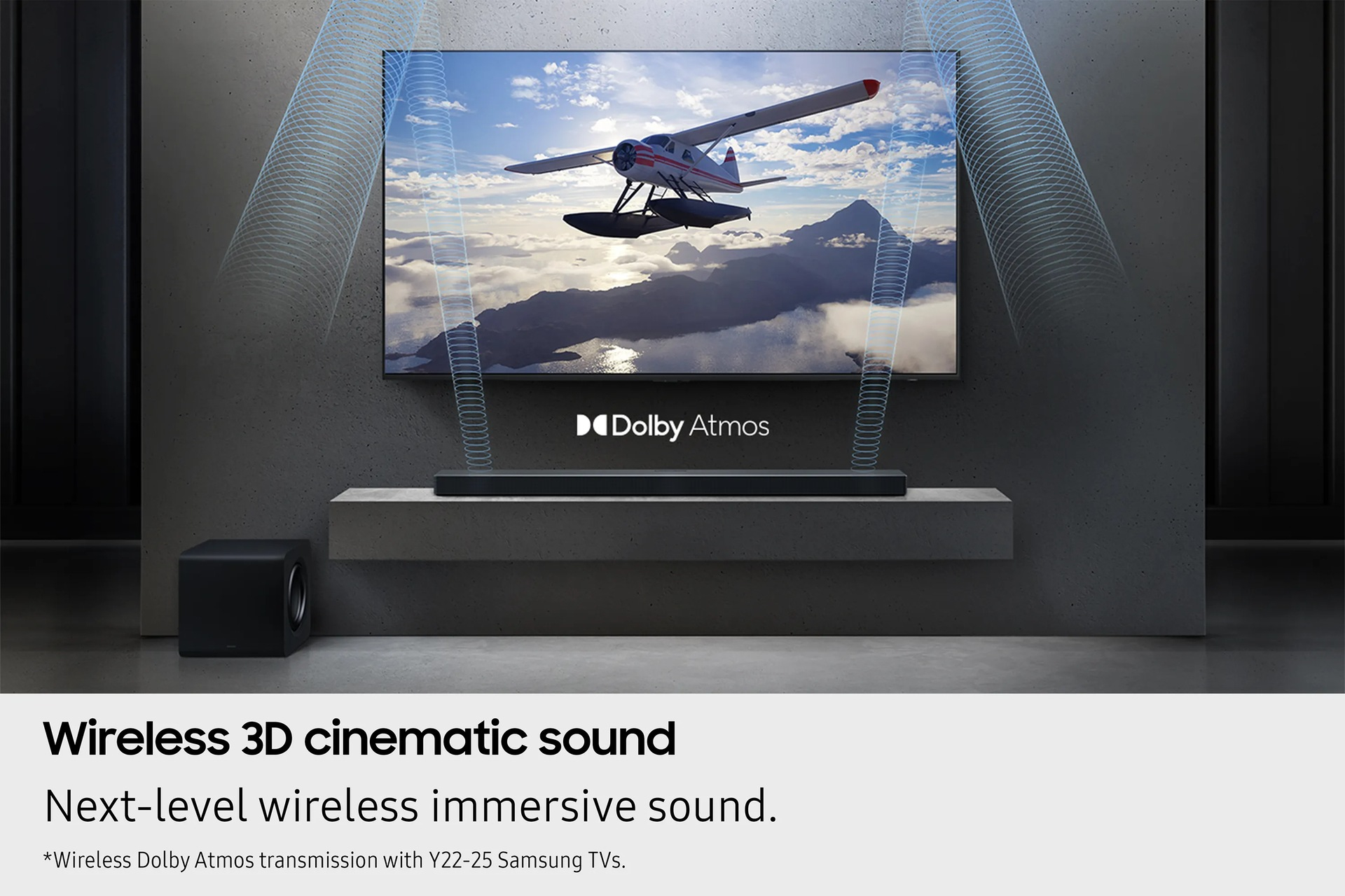 Samsung Q-series QS750F 5.1.2ch Soundbar with Subwoofer & Rear Speakers (2025) – image 4