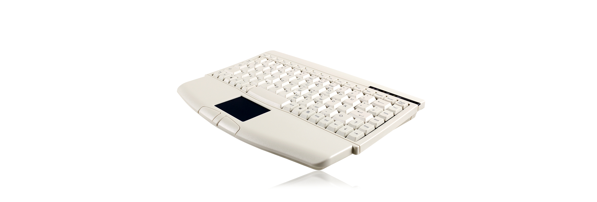 ICY BOX ACK-540 keyboard Universal PS/2 QWERTZ German White