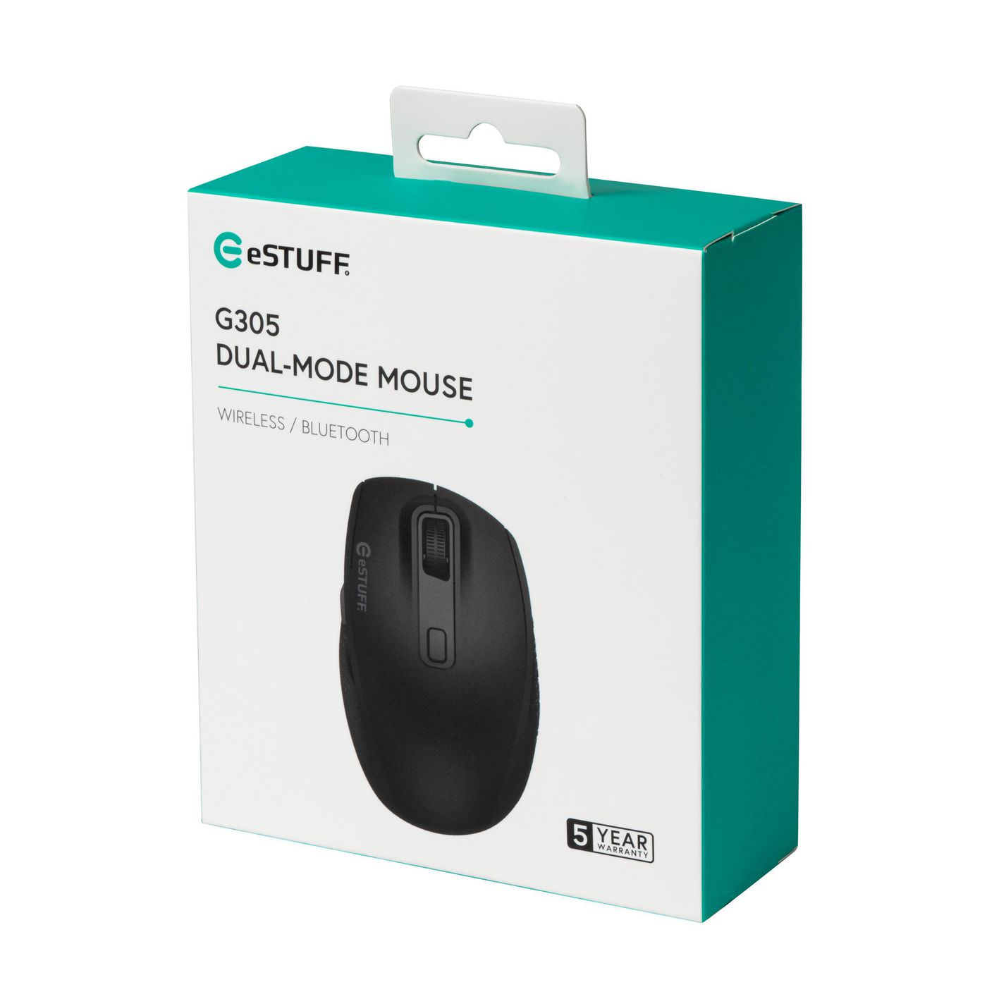 eSTUFF GLB214002 mouse Office Right-hand RF Wireless + Bluetooth IR LED 1800 DPI – image 4