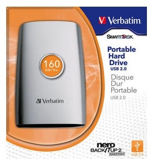 Verbatim 2.5'' Portable Hard Drive USB 2.0 160GB