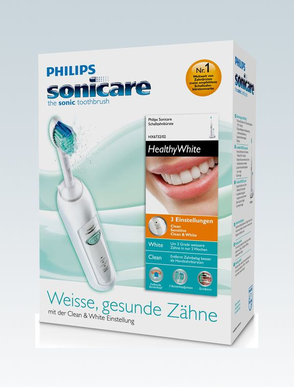 Philips Sonicare HealthyWhite Rechargeable sonic toothbrush HX6732/02 – image 2