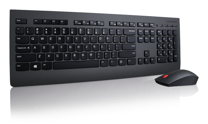 Lenovo 4X30H56826 keyboard Mouse included Home/Office RF Wireless Thai Black