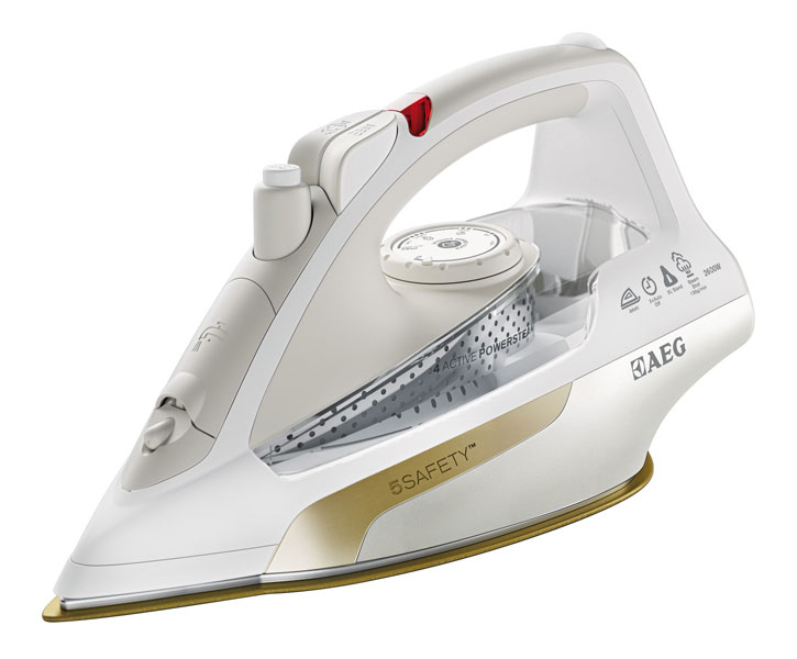 AEG DB8060 Dry & Steam iron Beige, Gold, White