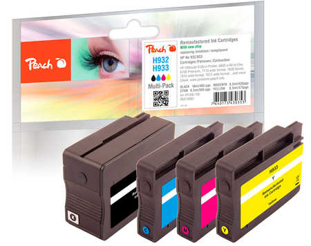 Peach 0F319883 ink cartridge 4 pc(s) Black, Blue, Magenta, Yellow