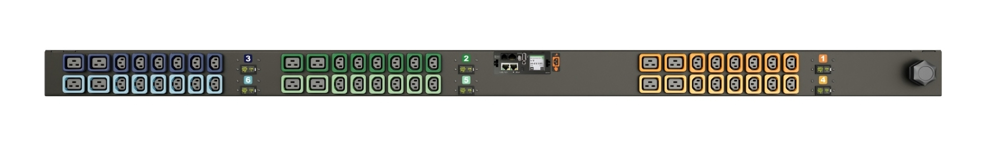 Vertiv Geist MN05M9W1-48PZB8-6PS15B0A10-S power distribution unit (PDU) 48 AC outlet(s) Black