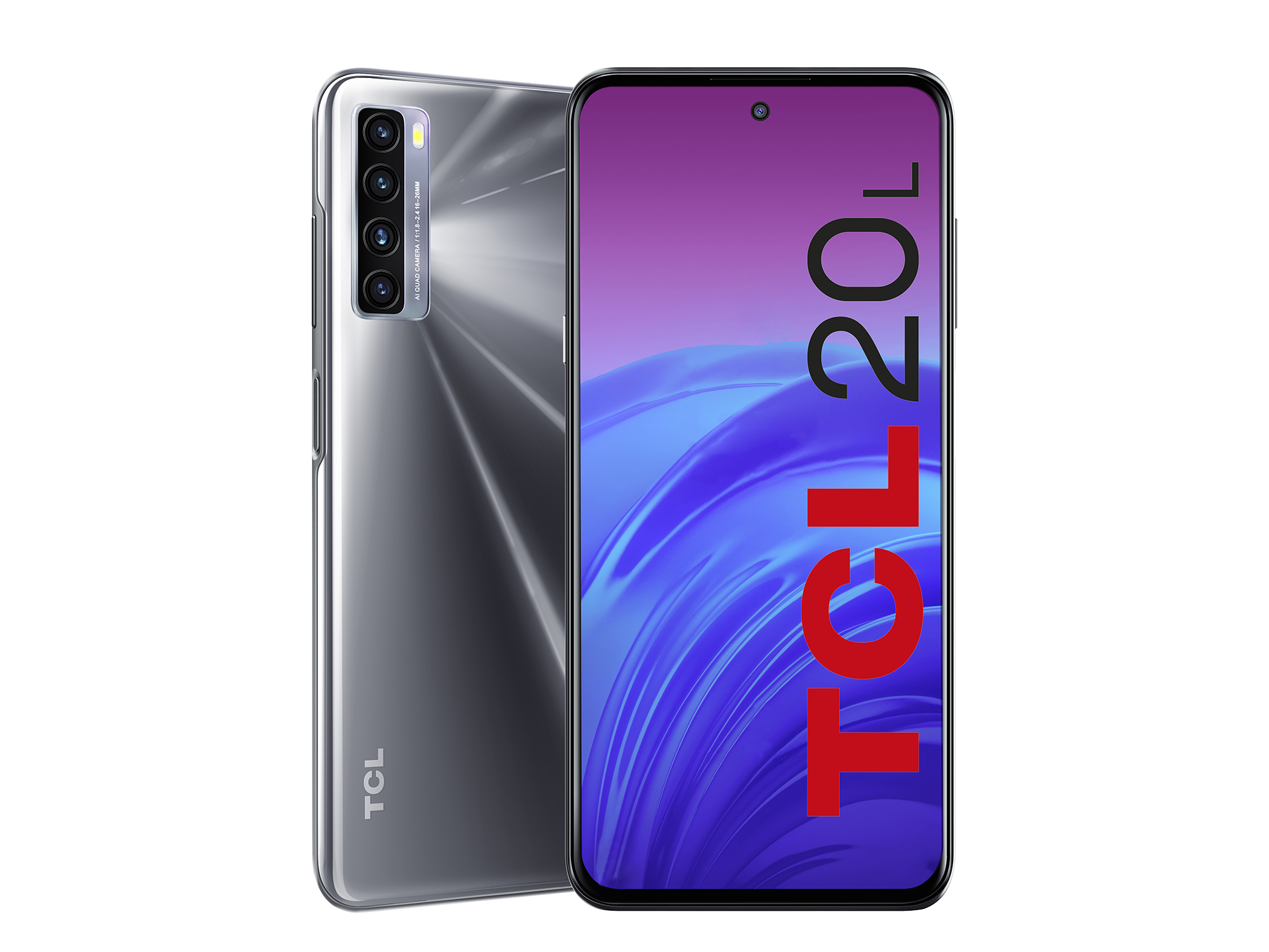 TCL 20 20L 16.9 cm (6.67") Hybrid Dual SIM Android 11 4G USB Type-C 4 GB 128 GB 5000 mAh Black – image 1