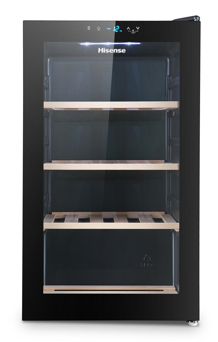 Hisense RW30D4AJ0 wine cooler Compressor wine cooler Freestanding Black 30 bottle(s) – image 6