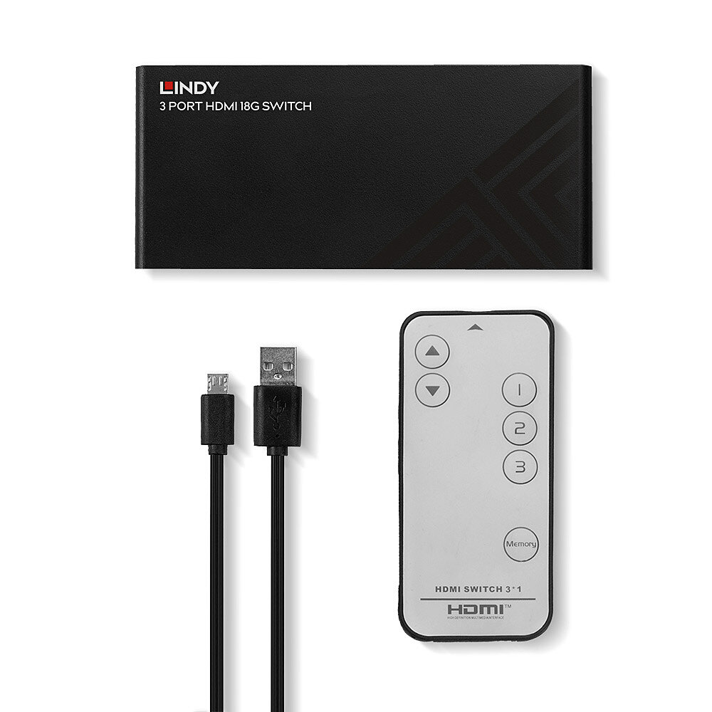 Lindy 3 Port HDMI 18G Switch – image 5