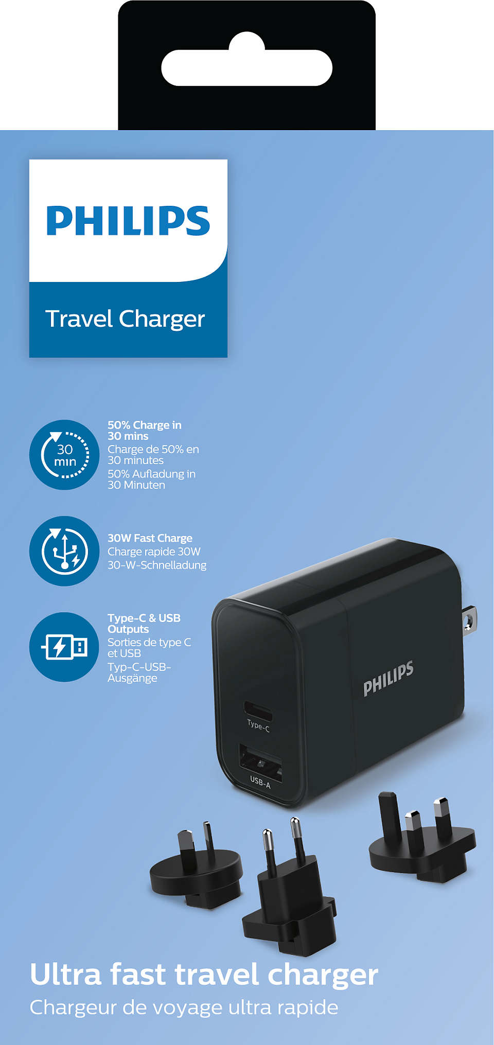 Philips DLP2621T/00 mobile device charger Universal Black AC Indoor – image 2