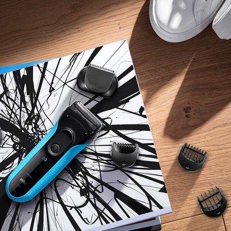 Braun 3010BT precision trimmer Black, Blue – image 2