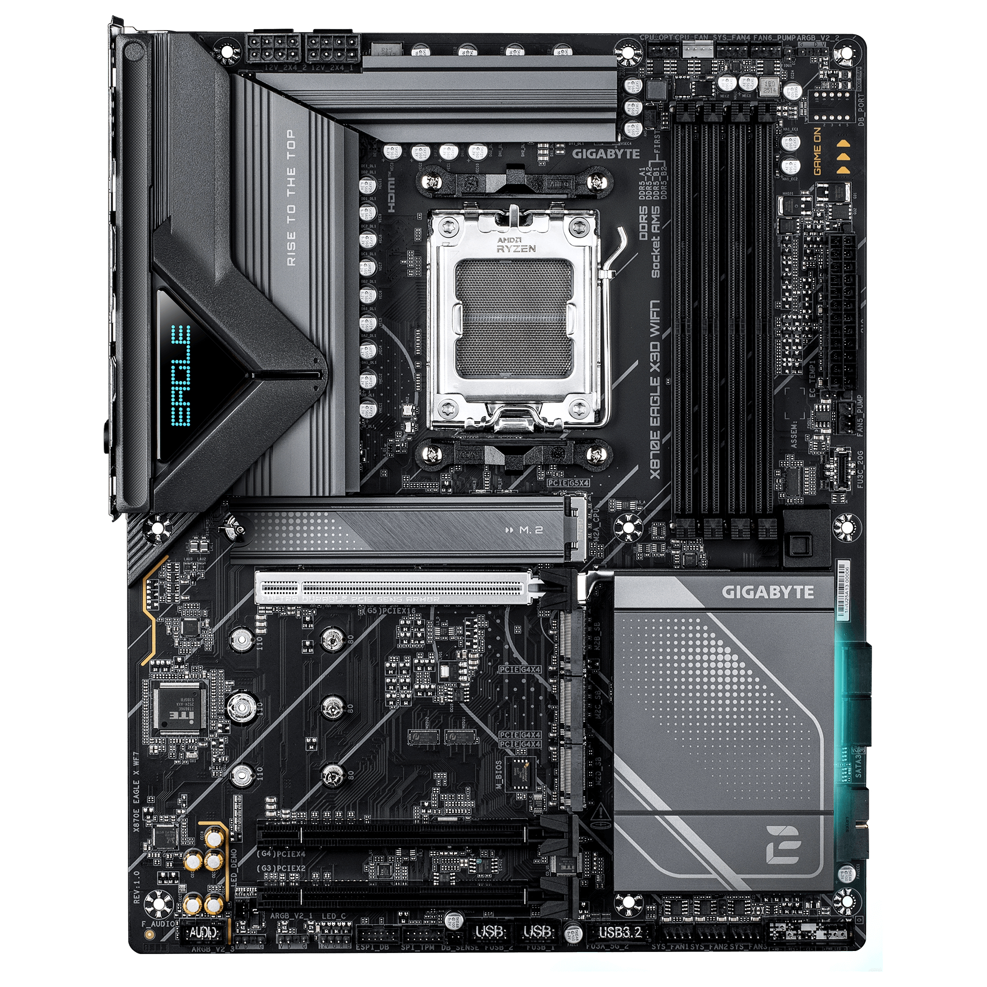 Gigabyte X870E Eagle X3D WiFi7       (X870E,AM5,ATX,DDR5) Mainboards AMD