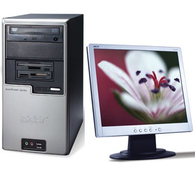 AcerPower FV Intel 530 3.0GHz/512MB/80GB/Combo-drive + AL1715s 17" LCD