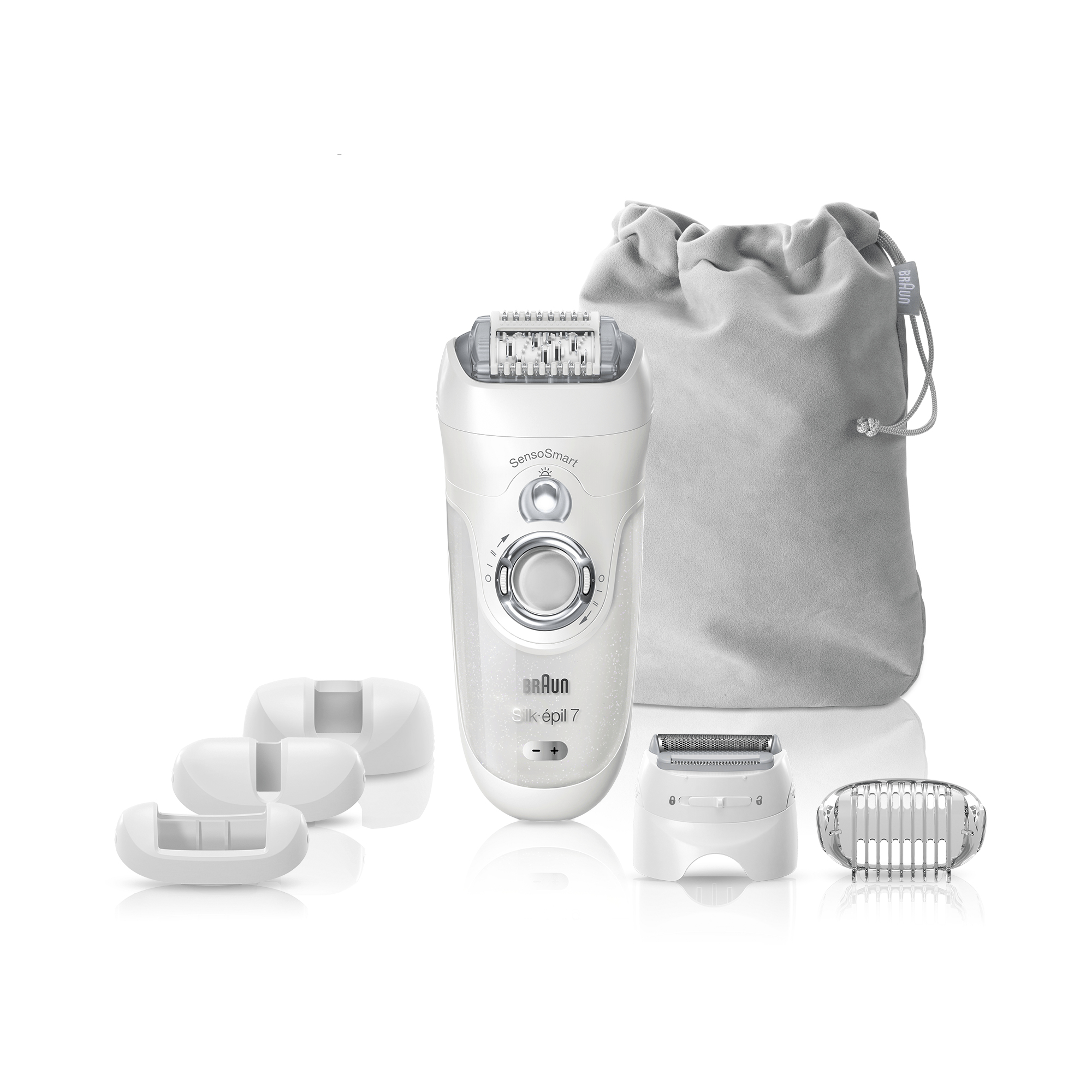 Braun Silk-épil 7 81646953 epilator 40 tweezers Silver, White – image 6
