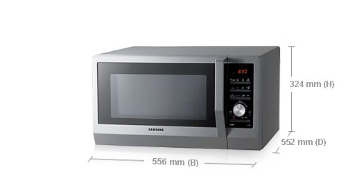 Samsung CE137NEM-S microwave Silver Built-in – image 2