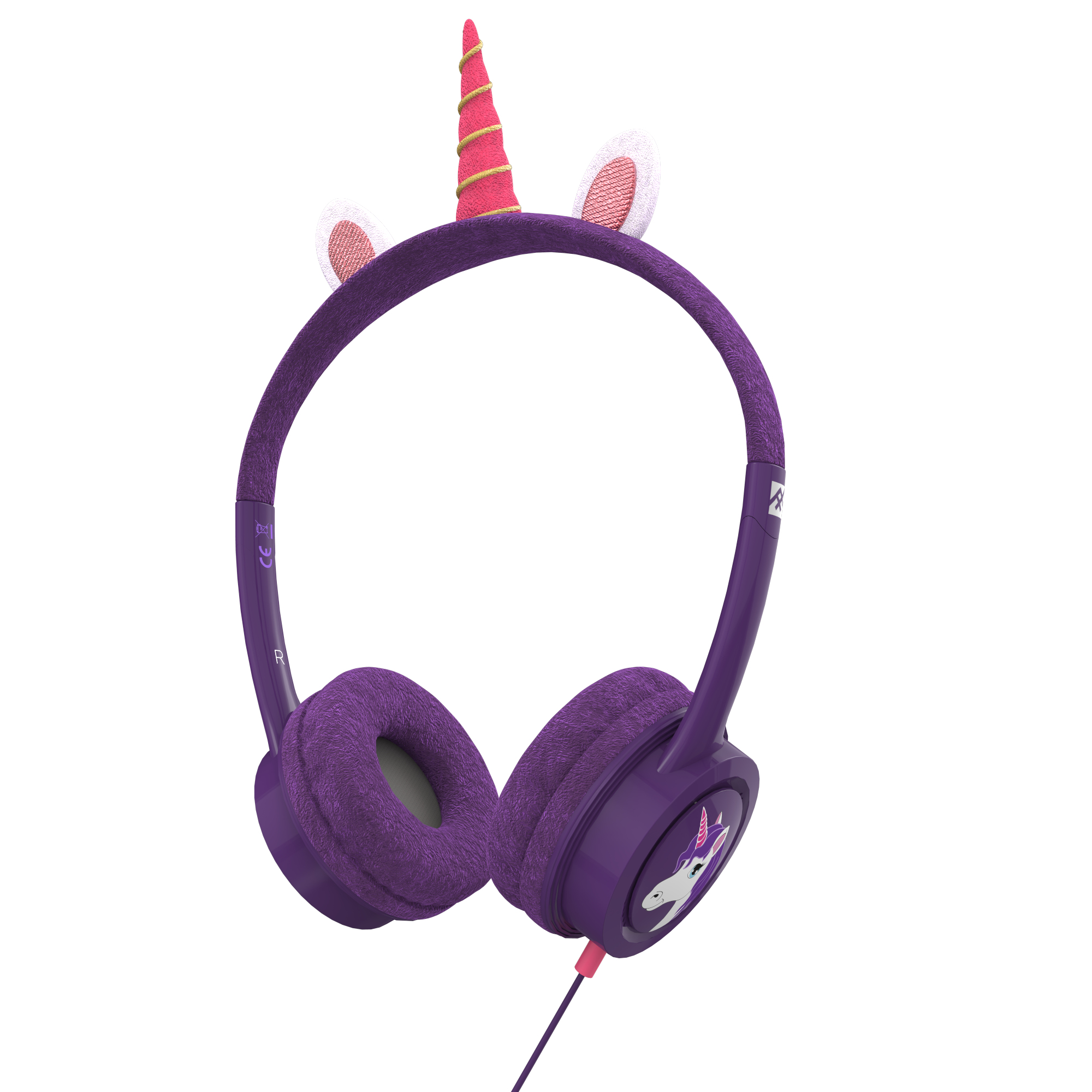 IFROGZ Headphone-Little Rockerz Costume-With Buddy Jack and Coiled Cable-FG-Unicorn – image 4