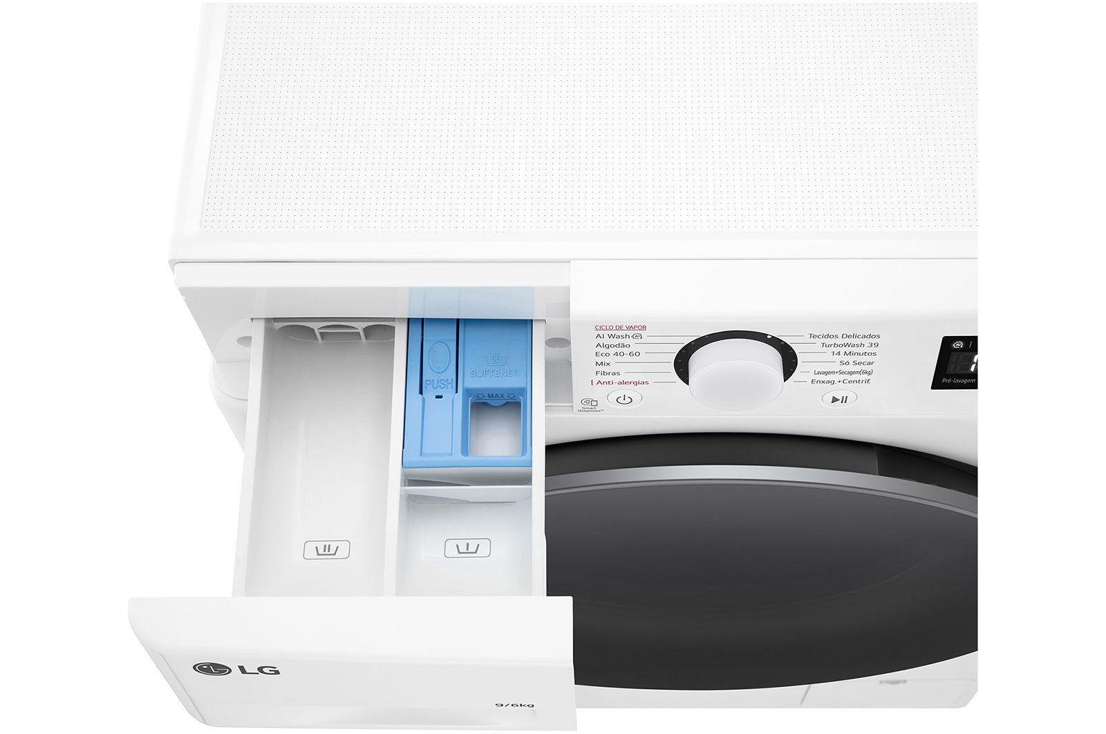 LG F4DR509S1W washer dryer Freestanding Front-load White – image 6