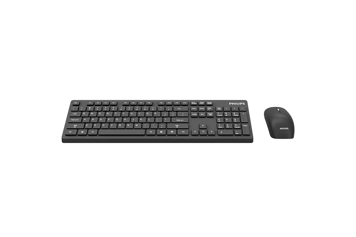 Philips SPT6602B/01 keyboard Mouse included Universal RF Wireless Black – image 3