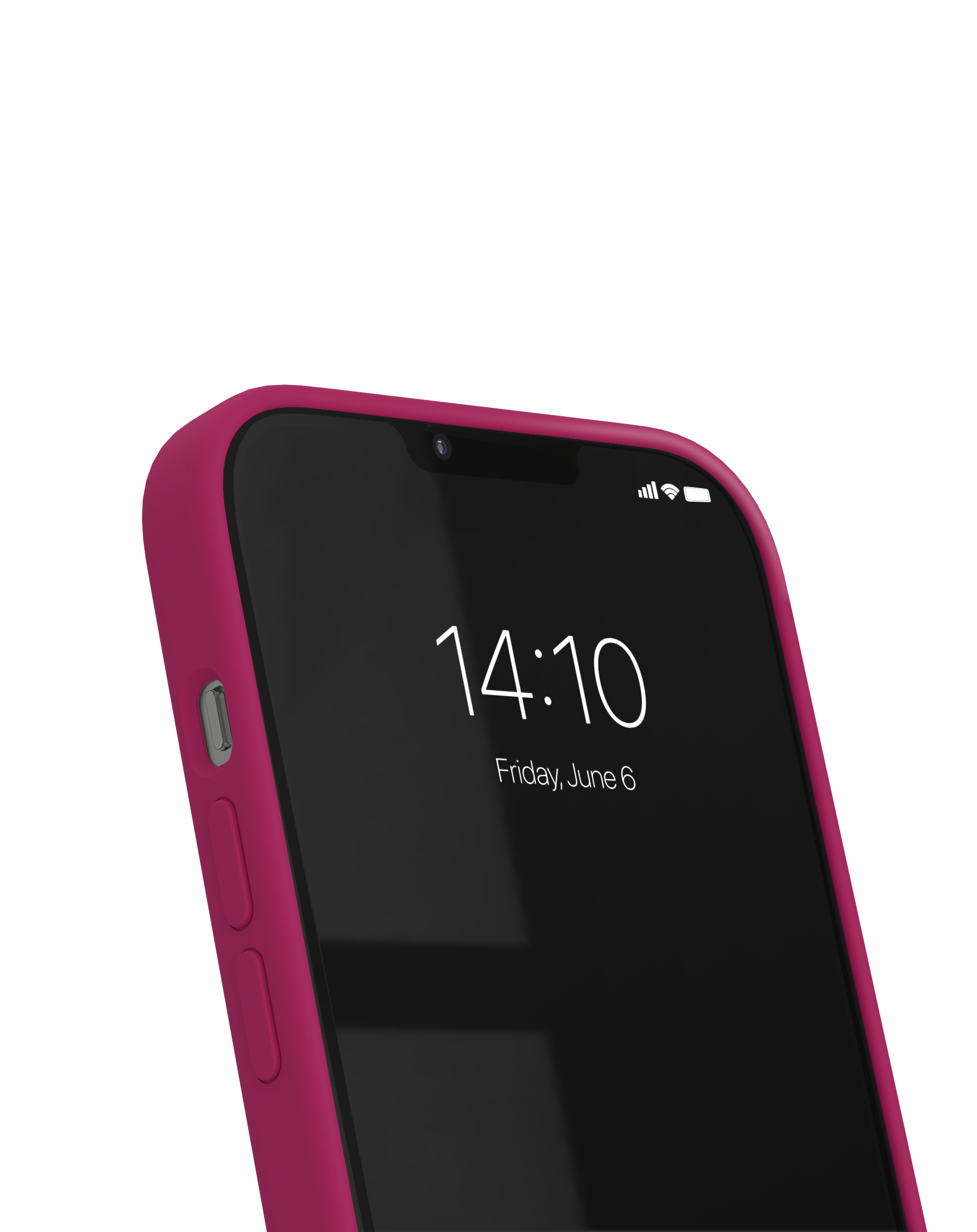 iDeal of Sweden Silicone Case iPhone 12/12P Magenta – image 2