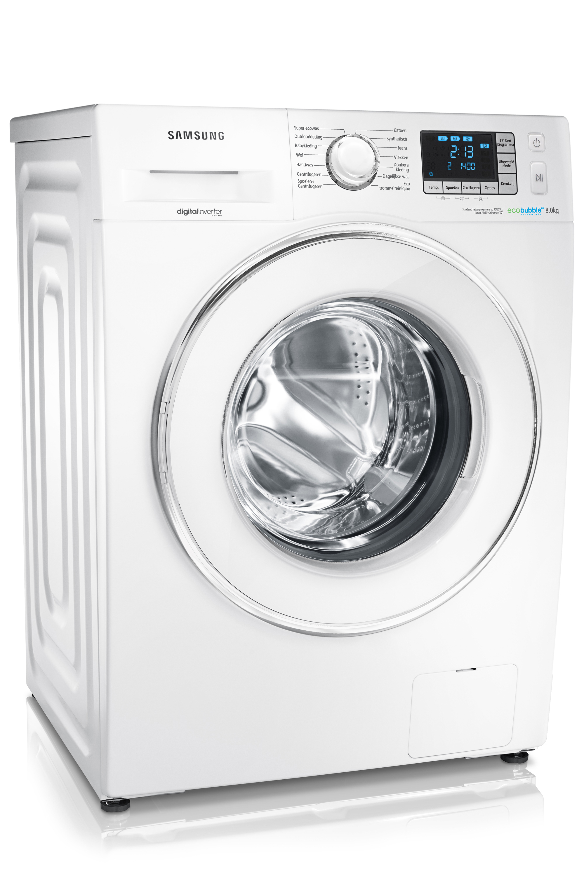 Samsung WF80F5E5P4W washing machine Front-load – image 3