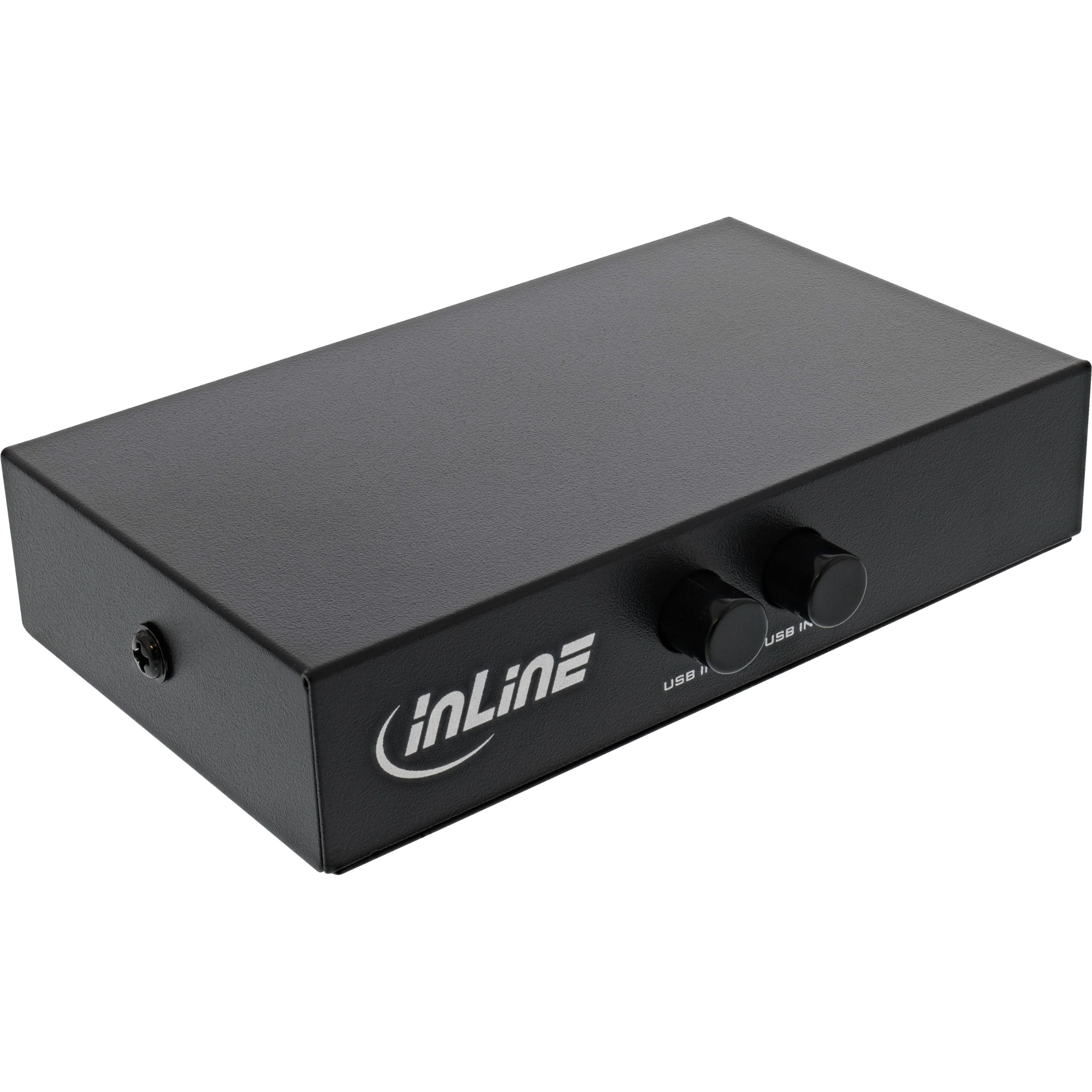 InLine USB 2.0 switch manual, USB-A device to 2 computers