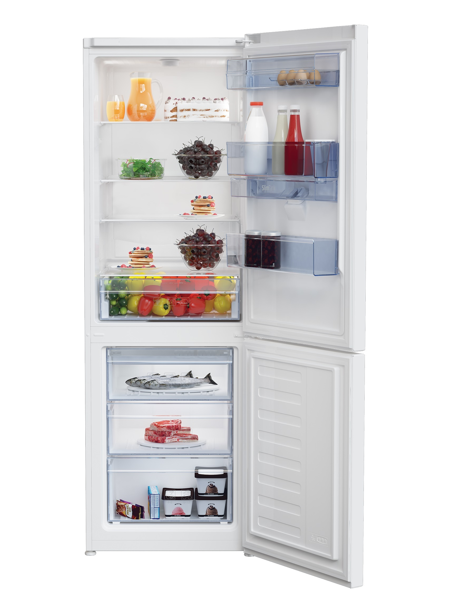 Beko CSA365K20DW fridge-freezer Freestanding – image 2
