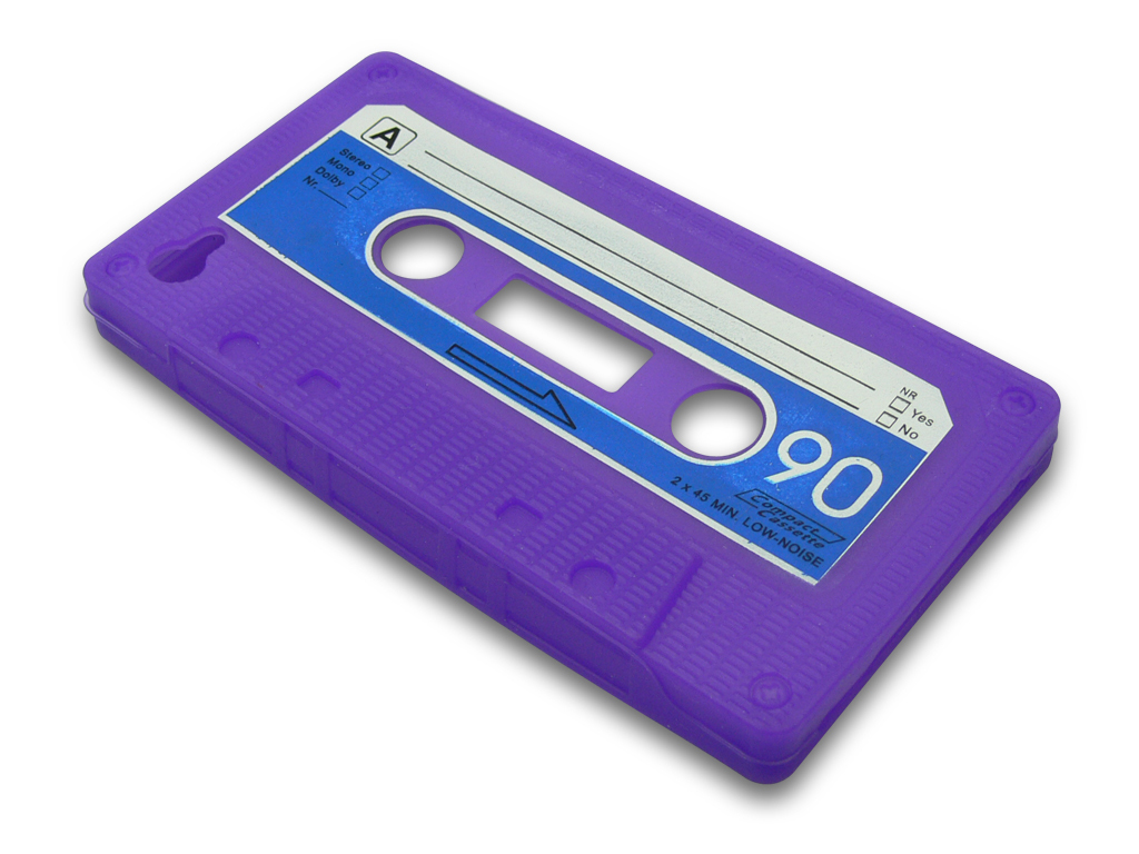 Sandberg Cover 4/4S retro tape Purple
