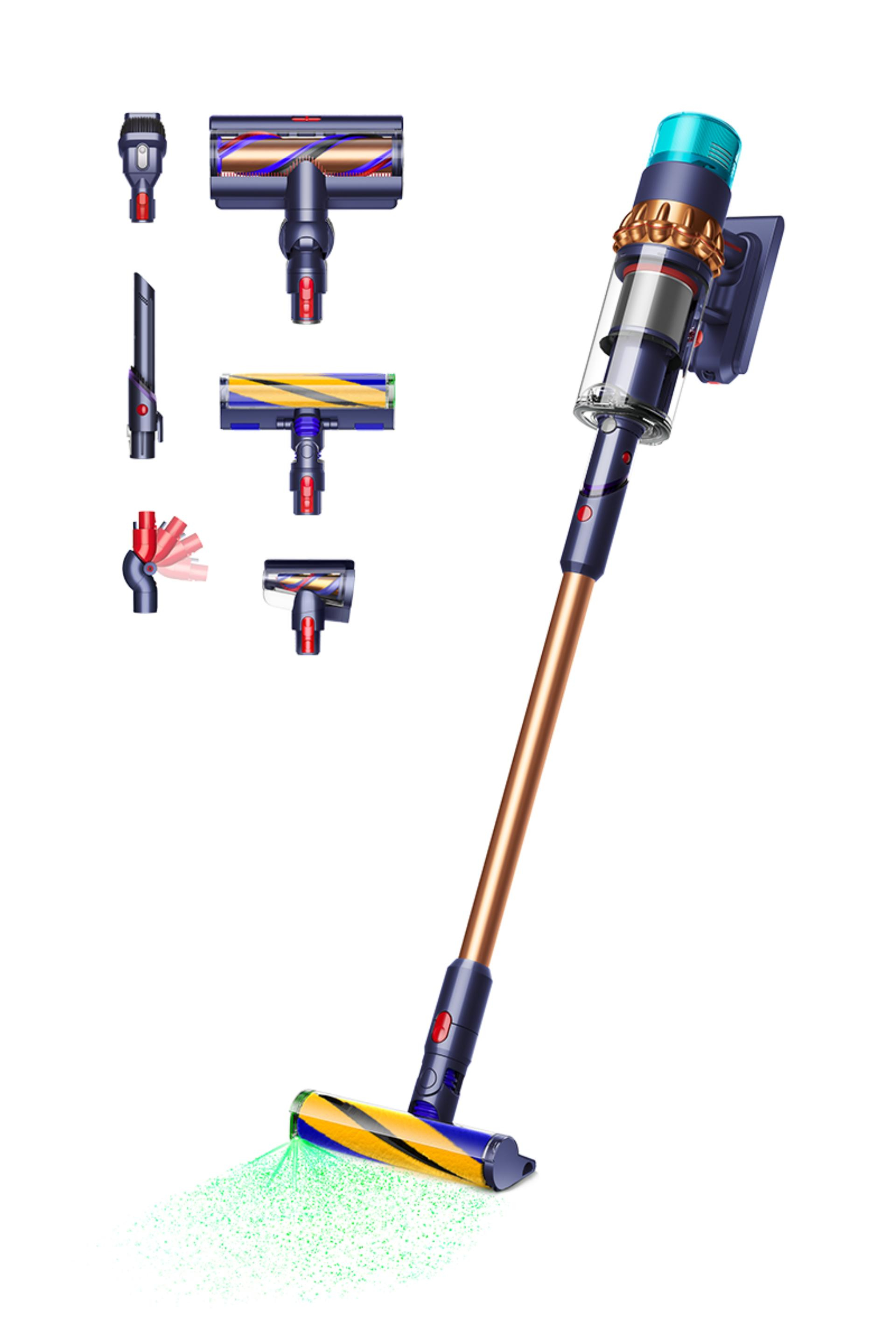 Dyson Gen5detect Battery Dry HEPA Bagless Blue, Copper