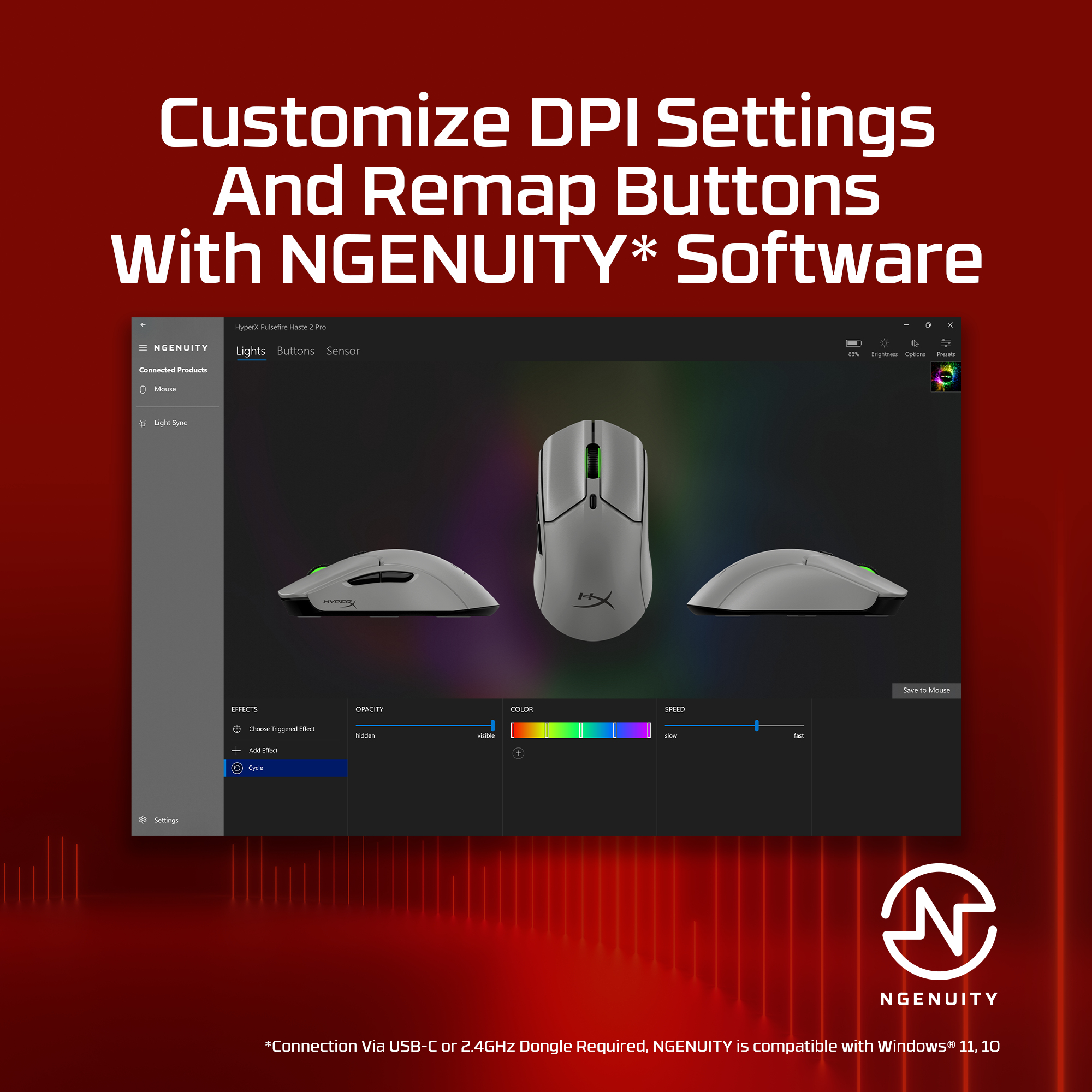 HyperX Pulsefire Haste 2 Pro 4k Wireless Gaming Mouse – image 9