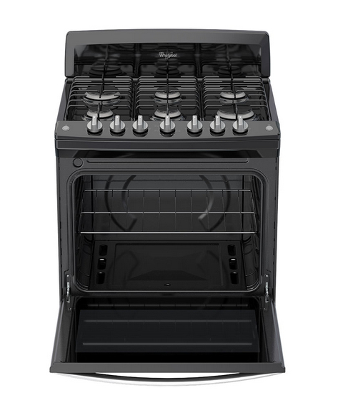 Whirlpool WFR3000B cooker Freestanding cooker Gas Black – image 2